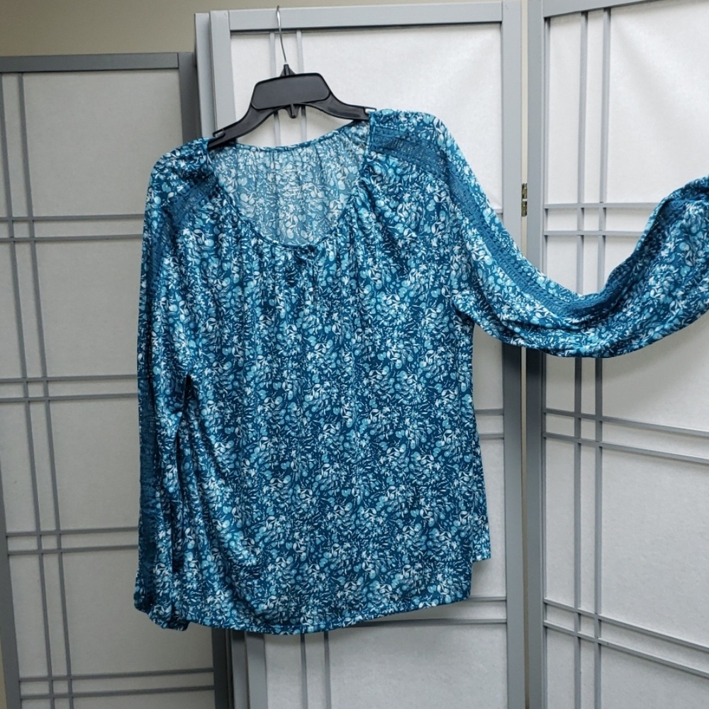 EUC St John's Bay Blouse Sz XXL